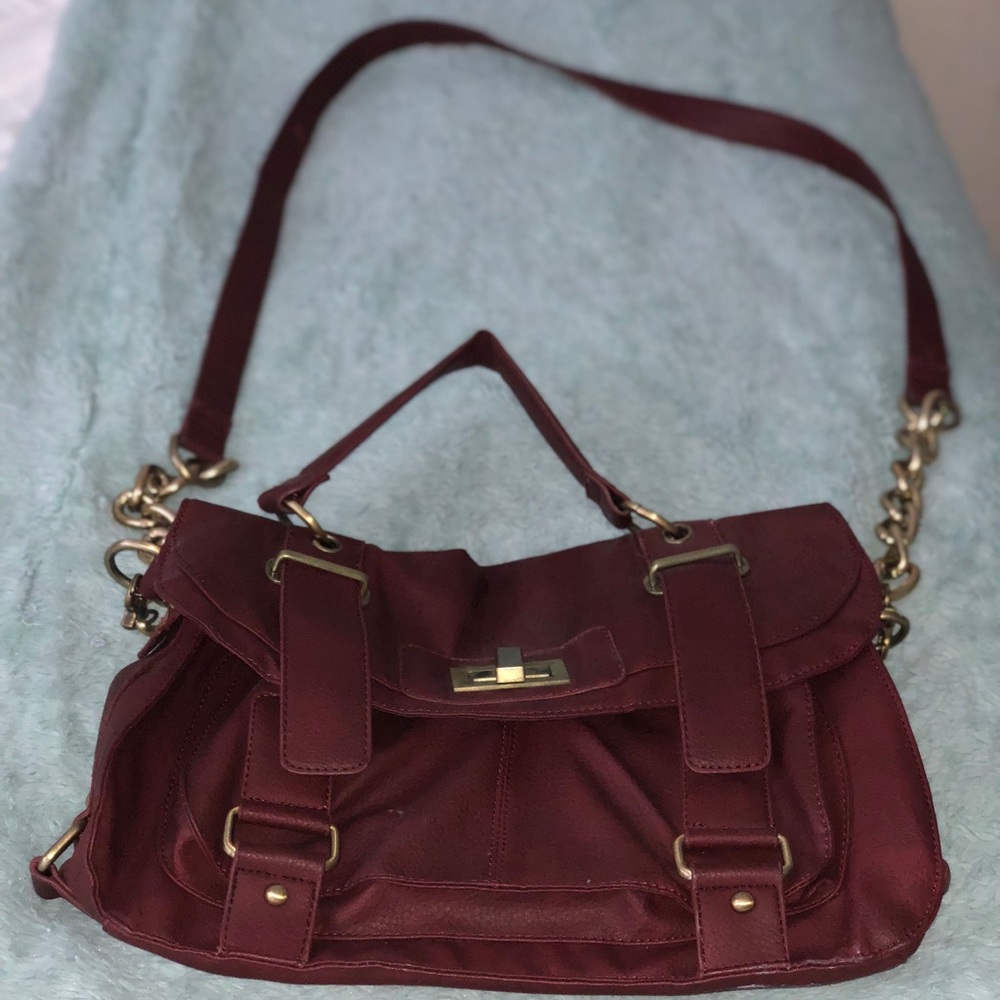 Forever 21 Burgundy Crossbody/Shoulder Bag